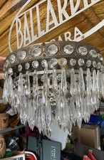 Lampadario vetro gocce usato  Poppi