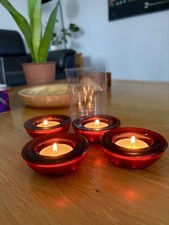 Beautiful glass tealight for sale  PETERBOROUGH