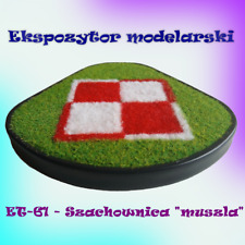 Diorama, podstawka pod model, Ekspozytor modelarski 61- Szachownic - muszla na sprzedaż  PL
