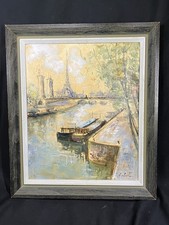 Vintage paris cityscape for sale  Reading