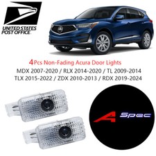 Kit de crachá projetor de luz de porta LED automotivo sem desbotamento 4 peças para Acura MDX 07-20 comprar usado  Enviando para Brazil