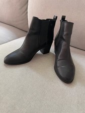 Stiefelette schwarz kunstleder gebraucht kaufen  Bensheim