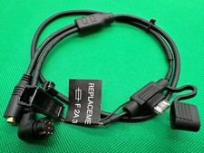 Garmin Motocicleta Bare Cabo de alimentação com saída de áudio para GPSMAP 278 378 396 478 495 comprar usado  Enviando para Brazil