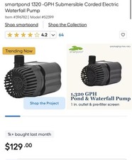 Smartpond 1320 gph for sale  Riverview
