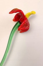 Fleur rouge jaune d'occasion  Gerbéviller