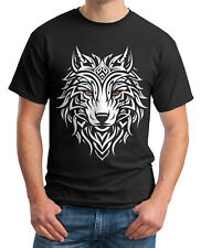 Usado, Camiseta masculina Celtic Wolf: explore diversas variações de cores! Vestuário premium para rebanho comprar usado  Enviando para Brazil