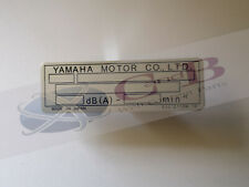 Plaque constructeur yamaha d'occasion  Béziers
