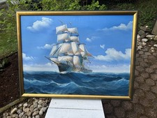 ölgemälde bild segelschiff gebraucht kaufen  Langenfeld (Rheinland)
