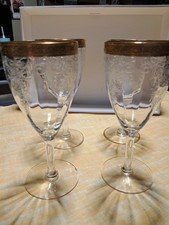 4 goblets band gold for sale  Bull Shoals