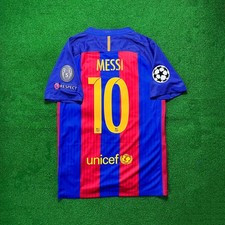 Camisa Nike 16/17 FC Barcelona UCL Home Messi #10 UEFA Champions League comprar usado  Enviando para Brazil