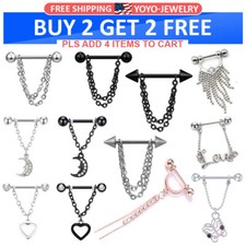 2pcs chain nipple for sale  South El Monte