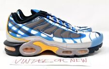 Tênis de corrida Nike Air Max Plus Premium PRM Deluxe foto azul 815994-400 tamanho 8.5 comprar usado  Enviando para Brazil