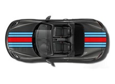 Kit de calcomanías laterales personalizadas para Porsche 718 Boxser capó trasero carreras rayas segunda mano  Embacar hacia Mexico