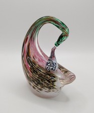 Vintage glass swan for sale  PRESTON