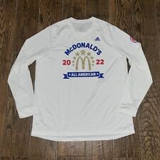 Camisa manga comprida McDonald's 2022 High School All-American Adidas basquete GG comprar usado  Enviando para Brazil
