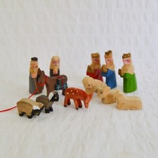 Miniature wooden nativity for sale  NOTTINGHAM