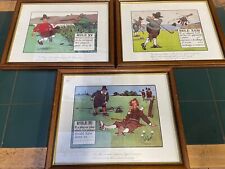 Vintage golf prints for sale  BRISTOL
