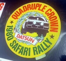 Adesivo original Datsun 1980 Safari Rally - 130 mm de diâmetro., usado comprar usado  Enviando para Brazil