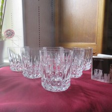 Crystal whiskey glasses d'occasion  Expédié en Belgium