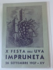 Cartolina pubblicitaria festa usato  Cascina