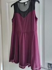 Purple sleeveless mini for sale  FAREHAM