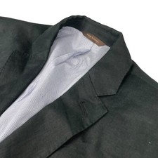 Usado, Blazer Tasso Elba masculino Island 100% linho 2 botões peso verão preto • Médio comprar usado  Enviando para Brazil