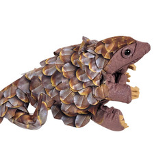 Usado, Garras de brinquedo de aprendizagem animal realista de pelúcia corpo inteiro boneco pangolim Folkmanis comprar usado  Enviando para Brazil