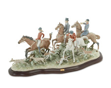 Lladro fox hunt for sale  Evansville