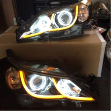 Farol personalizado Mark X 130 CCFL Ikering tubo de silicone emissor de luz 2 cores comprar usado  Enviando para Brazil