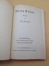 J P Jacobfen Niels Lyhne  Hardback Verlag Von Philpp comprar usado  Enviando para Brazil