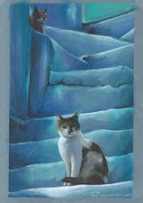 tableau moderne acrylique d'occasion  Expédié en Belgium