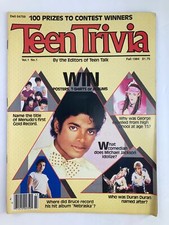 VTG Teen Trivia Magazine Fall 1984 Vol 1 #1 Michael Jackson No Label comprar usado  Enviando para Brazil