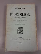 Livre memoires vice d'occasion  Tergnier