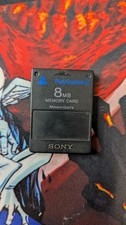 Cartão de memória Sony Playstation 2 PS2 OEM MagicGate 8MB SCPH-10020 preto testado comprar usado  Enviando para Brazil