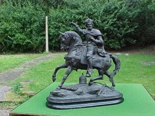 Antique spelter king for sale  BOURNEMOUTH
