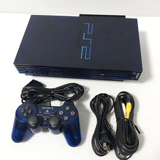 Consola japonesa PlayStation2 PS2 azul medianoche SCPH-50000 NTSC-J importación Japón segunda mano  Embacar hacia Mexico