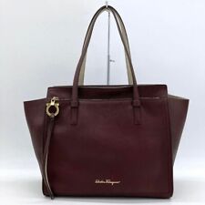 Sacola Salvatore Ferragamo Amy Gancini roxa escura comprar usado  Enviando para Brazil