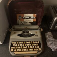 Royalite typewriter portable for sale  LONDON
