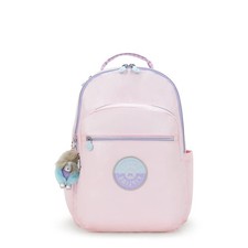Usado, Mochila para laptop Kipling Seoul grande metálica 15" rosa mar met C comprar usado  Enviando para Brazil