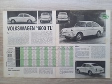 VW Volkswagen 1600 TL, I, Test, 1965 comprar usado  Enviando para Brazil
