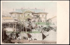 Usado, Miyanoshita, Hakone, Japão c.1900 - Vista exterior do hotel FUJIYA, H/C -1880-90'S comprar usado  Enviando para Brazil