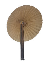 ANTIGO VENTILADOR DE LUTO DOBRÁVEL REDONDO COCKADE comprar usado  Enviando para Brazil