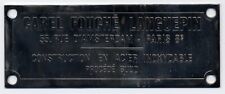 Plaque constructeur matériel d'occasion  Sainte-Geneviève-des-Bois