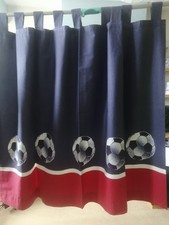 Football curtains kids for sale  WHITSTABLE