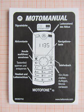 Motorola motofone f3 gebraucht kaufen  Gensingen