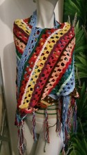 Chale vintage multicolore d'occasion  Lyon I
