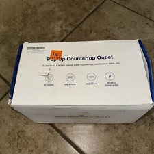 Carregador de tomada de bancada HEZI branco resistente a adulterações 45W sem fio pop-up 4 polegadas, usado comprar usado  Enviando para Brazil