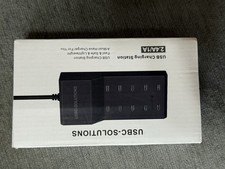 Estación de Carga USB Tipo C, 10 Puertos 2.4/1A Rápida y Segura, Salida 5v segunda mano  Embacar hacia Mexico