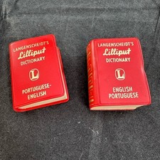 1963 Langenscheidt's Lilliput English Portuguese Miniature Dictionary #262 #263 comprar usado  Enviando para Brazil