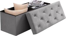 Folding storage ottoman for sale  SALFORD